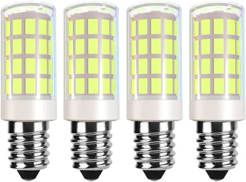 Miniatura 9 de Bombilla LED E14 E14, bombilla de base europea E14, bombilla de campana de cocina E14, bombilla de araña de 120 V de repuesto para lámpara de sal