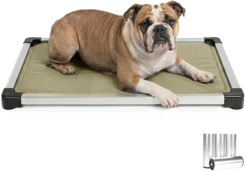 Miniatura 9 de K9 Ballistics - Cama para jaula de perro, a prueba de mordiscos, acolchada y blindada, prácticamente indestructible, patas incluidas