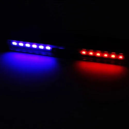 Miniatura 5 de Aolyty Luces solares para exteriores, 3 modos de iluminación, luces estroboscópicas solares IP65, impermeables, luces de advertencia solares