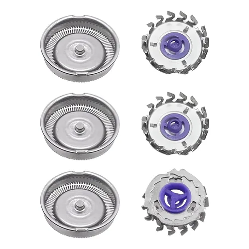 Miniatura 5 de 3 piezas de repuesto para Philips Norelco 6948XL, 6947XL, 6945XL, 6940LC, 6900LC, 6863 PcsL, 6856XL, 6854XL