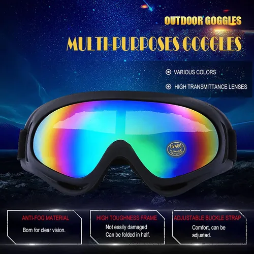 Miniatura 2 de 10 Packs Motorcycle Accessories, 5PCS Dirt Bike Ski Goggles Dustproof Windproof Safety Glasses and 5PCS Face Masks