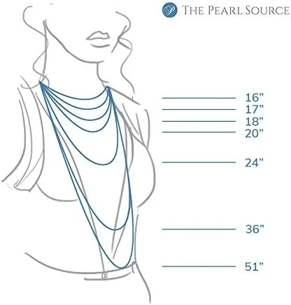 Miniatura 5 de 14K oro 810mm Tahitian sur Mar Multicolor Collar de perlas cultivadas