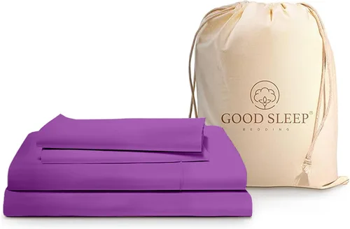 Miniatura 16 de Good Sleep Bedding Juego de sábanas tamaño individual, sábanas 100% algodón egipcio, suaves, 3 piezas, cama de calidad de hotel, juego de sábanas