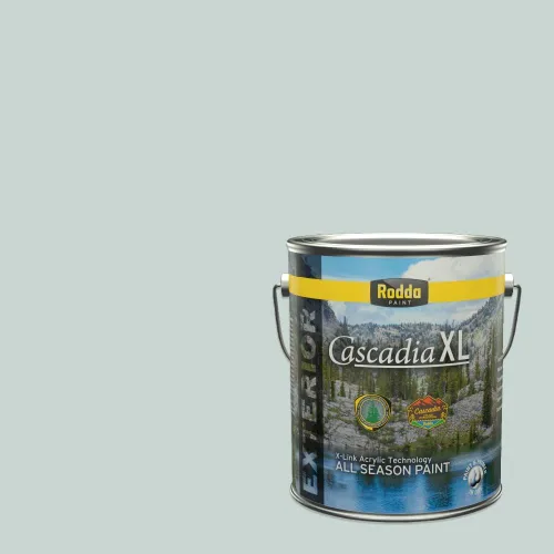 Miniatura 19 de Rodda Paint CASCADIA XL Pintura e imprimación satinada exterior en uno, cuarto de galón, Aquafir