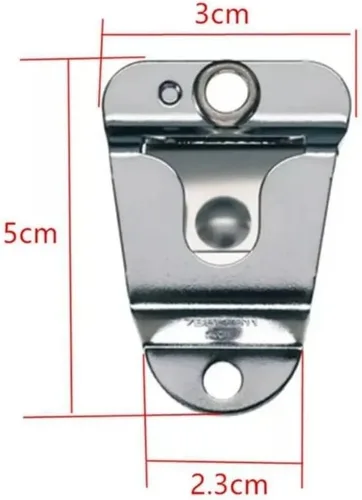Miniatura 6 de Paquete de 2 clips de micrófono CB, soporte de micrófono CB, clips de micrófono compatibles con CB Motorola HLN9073B CDM1250 GM300 M1225 GM3688