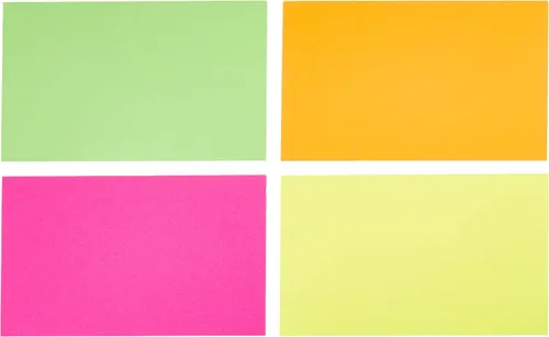 Miniatura 4 de Amazon Basics Tarjetas de índice rayadas para estudiar y tomar notas, colores neón surtidos, 3 x 5 pulgadas, 300