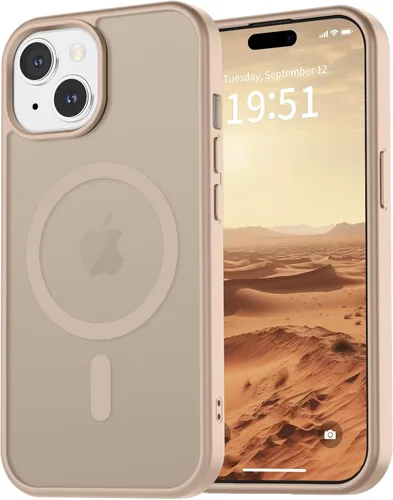 Miniatura 92 de vnnink para iPhone 12 y iPhone 12 Pro, funda de teléfono celular translúcida con protección contra caídas de grado militar, mate magnética