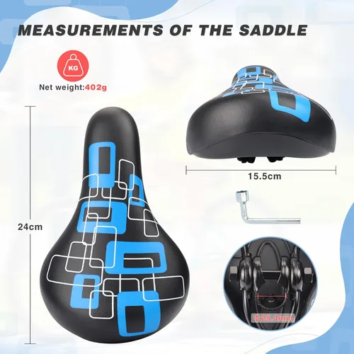 Miniatura 2 de WEEROCK Asiento de bicicleta para niños, asientos de bicicleta para niños de 14, 16, 18, 20, 24 pulgadas, bicicleta de repuesto para niños y niñas