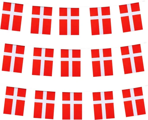 Miniatura 42 de Bandera de Colombia, bandera colombiana, pequeña cadena de banderas de Colombia, mini banderas colombianas, utilizada para fiestas, escuela, eventos