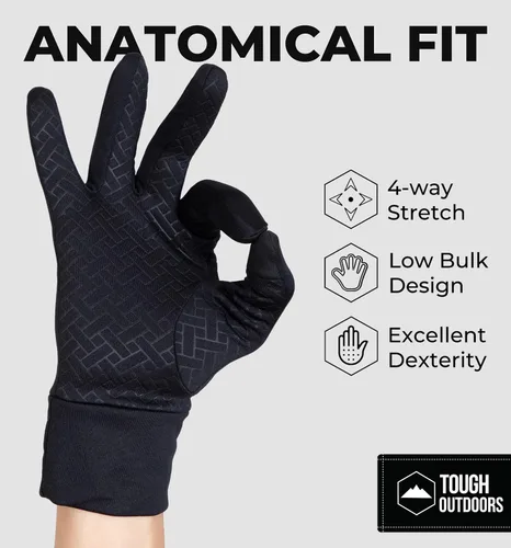Miniatura 11 de Guantes de exteriores para pantalla táctil Guantes térmicos diseñados para correr, esquí, snowboard, ciclismo y enviar mensajes Mezcla de 90% nailon