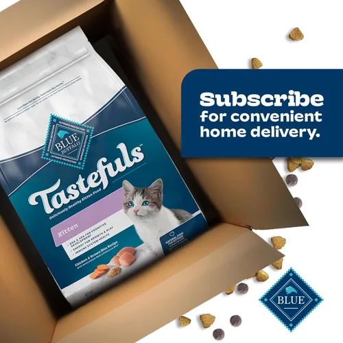 Miniatura 11 de Blue Buffalo Tastefuls Alimento para Gatitos con DHA - Comida Seca para Gatos Hecha en los Estados Unidos con Ingredientes Naturales, Receta