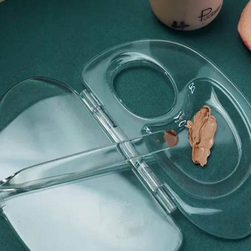 Miniatura 6 de La paleta de mezcla de maquillaje puede almacenar la base líquida, mantener la paleta de acrílico, Paleta de uñas de arte, Paleta de maquillaje