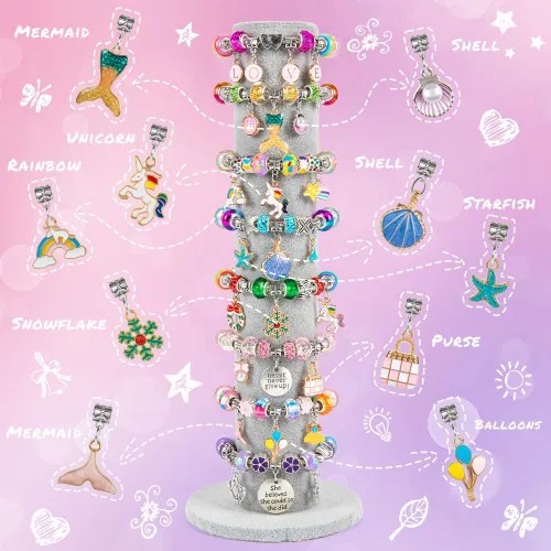 Miniatura 2 de Kit de fabricación de pulseras de Sofier para niñas, caja de joyería, kit de fabricación de joyas, regalos para niñas de 4 a 12 años, juguetes