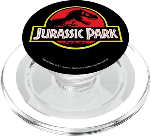 Miniatura 8 de Jurassic Park PopSockets PopGrip estándar con logotipo original clásico
