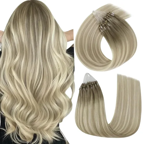 Miniatura 64 de Easyouth Extensión de cola de caballo de cabello humano marrón ombré, extensión de colas de caballo, extensiones de cola de caballo de color marrón