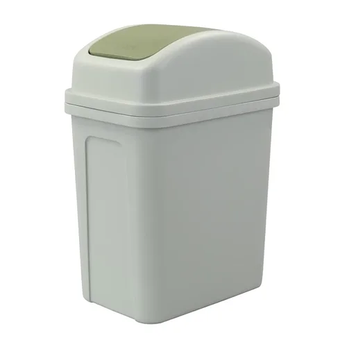 Miniatura 11 de Bote de basura pequeño de 7 L con tapa giratoria, cubo de basura interior de 1.8 galones con tapa (rosa)