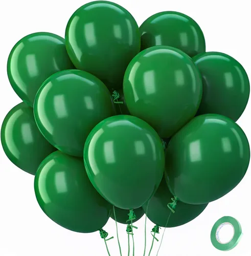 Miniatura 10 de Patimate Paquete de 150 globos negros de látex negro mate de 5 pulgadas para cumpleaños, graduación, jubilación, boda, aniversario, baby shower