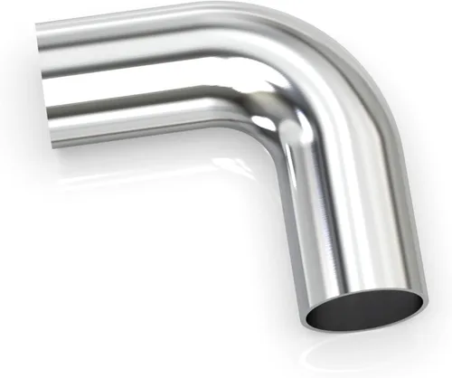 Miniatura 6 de GASHER 2 piezas Tubo de aleación de aluminio de codo de 90 grados para tubo interenfriador, tubo de admisión de aire de 3" OD, longitud de la pata