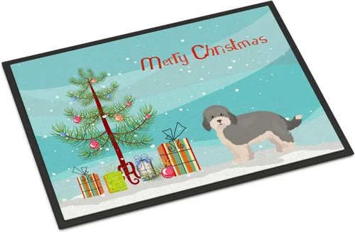 Miniatura 106 de Caroline's Treasures CK3799MAT Akita Shepherd - Tapete de árbol de Navidad de 18 x 27 pulgadas, tapete para puerta delantera, interior y exterior
