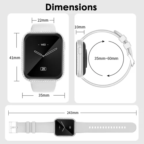 Miniatura 8 de Smart Watch for Women, 1.75" AMOLED Fitness Tracker for Android iOS, Answer/Make Call with Heart Rate Sleep Monitor 130+ Sports Mode, IP68 Gray Band