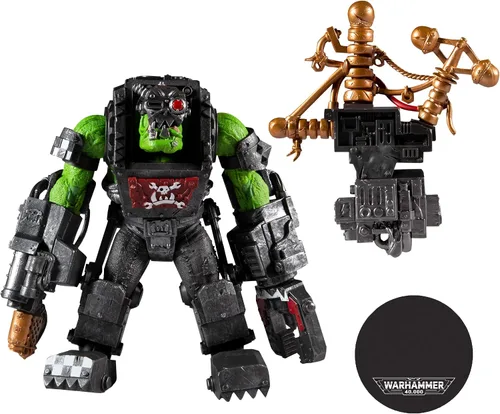 Miniatura 6 de Warhammer 40,000 Ork Big Mek Mega figura de acción con accesorio