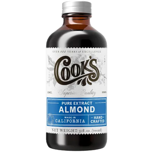 Miniatura 104 de Cook's, Extracto de almendra pura para hornear, cocinar y mezclología, extracto aromatizante de almendra libre de alérgenos, 4 onzas
