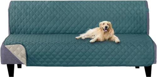 Miniatura 36 de U-NICE HOME Funda de sofá reversible para perros con correas elásticas, resistente al agua, protector de muebles para mascotas, funda de sofá