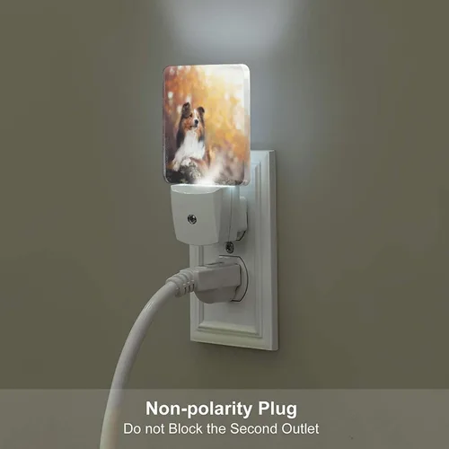 Miniatura 5 de Futterya Luz nocturna LED personalizada enchufable, juego personalizado de 2 lámparas de decoración con sensor automático del atardecer al amanecer