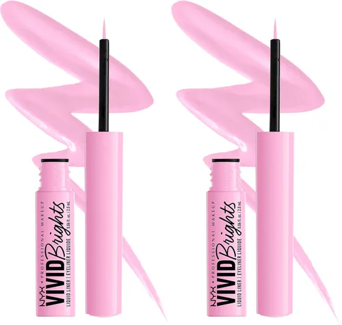Miniatura 22 de NYX PROFESSIONAL MAKEUP Vivid Brights Delineador Líquido, Delineador de Ojos Resistente a las Manchas con Punta Precisa - On Red 04 en rojo