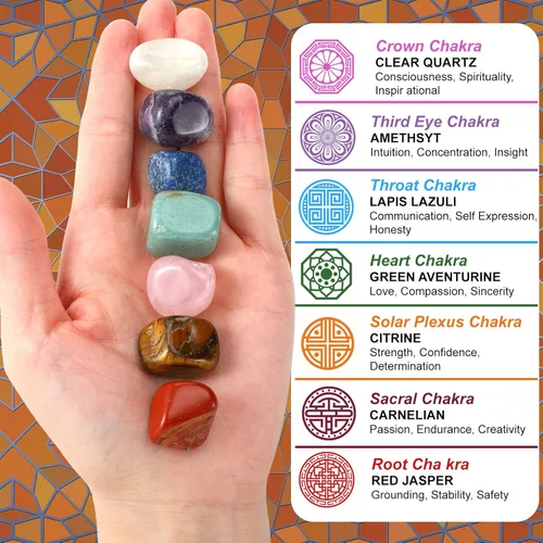 Miniatura 4 de BBTO Juego de cuencos tibetanos cantores para curación de 3.4 pulgadas, cuenco de baño con sonido de meditación, 7 piezas de piedras de cristal