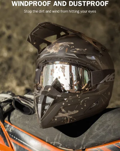 Miniatura 4 de KEMIMOTO Gafas de motocross y ATV/UTV con protección anti UV