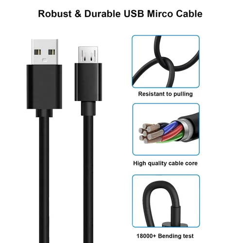 Miniatura 3 de Cargador Micro USB Boost Sport GB70 para Noco Boost Sport GB150 GB70XL GB70 GB50Pro GB40HD GB40 GB30 GB20 Sport Battery Jump Starter 5ft USB A a