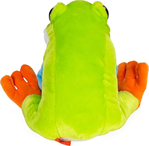 Miniatura 4 de Wild Republic Peluche de rana de árbol de ojos rojos, animal de peluche, regalo para niños, Cuddlekins de 12 pulgadas