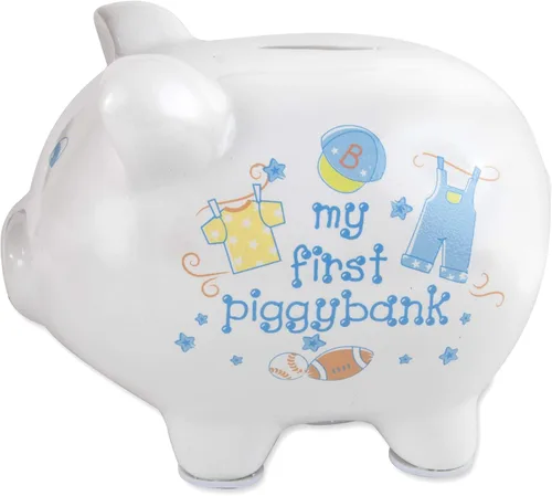 Miniatura 2 de Baby Essentials Mi primera alcancía, las primeras alcancías de bebé para niños y niñas (Azul)