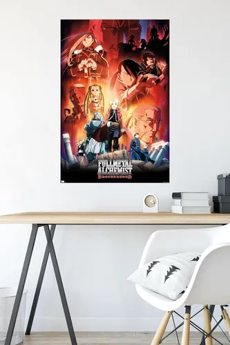 Miniatura 4 de Fullmetal Alchemist: Brotherhood - Póster de pared Key Art 5, 34 pulgadas de largo x 22.4 pulgadas de ancho, versión sin marco