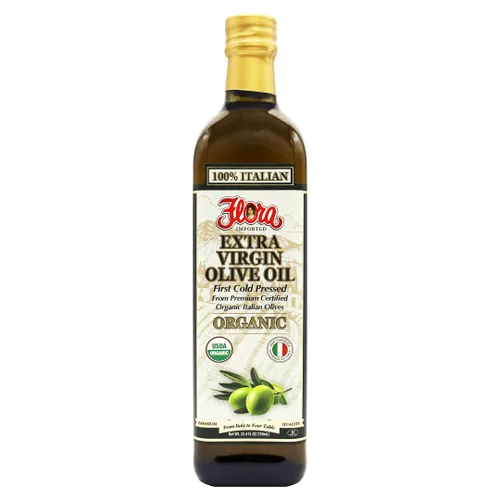 Flora Foods Aceite Virgen Extra Aceite de Oliva - Orgánico y prensado en frío - (25.4 fl oz)