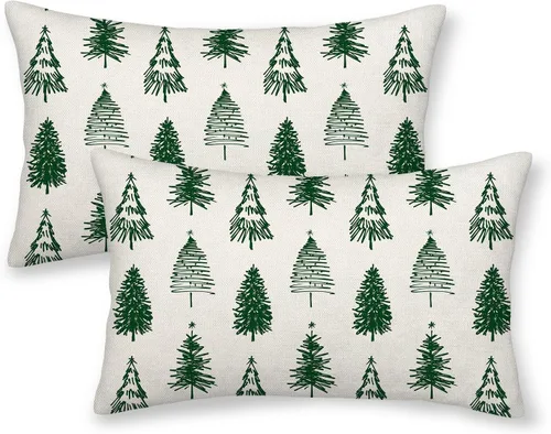 Miniatura 65 de AEIOAE - Juego de 2 fundas cuadradas de almohadones de lino para otoño con calabaza en tono naranja quemado y blanco, para decoración al aire libre