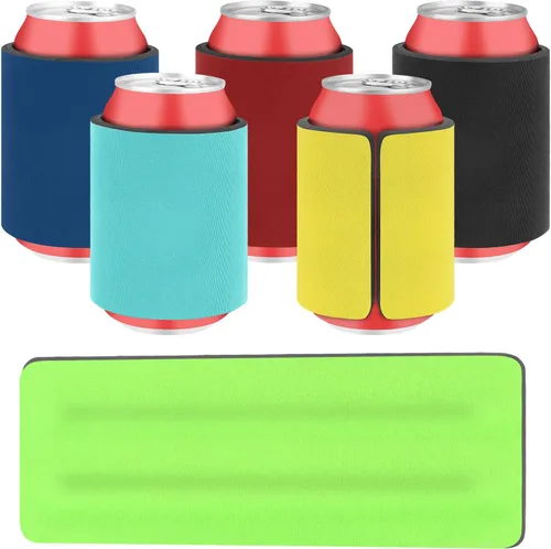 Miniatura 16 de 4 paquetes de fundas aisladas para latas delgadas de 12 onzas, con relieve en panal, fundas aisladas de neopreno para latas delgadas de refresco