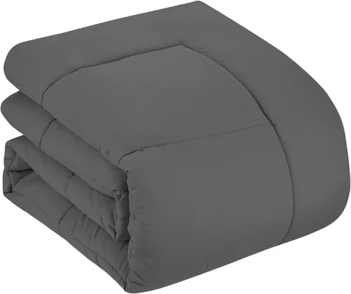 Miniatura 3 de Sweet Home Collection - Juego de edredón en bolsa de 7 piezas, unicolor, para todas las estaciones, manta suave de relleno alternativo y sábanas