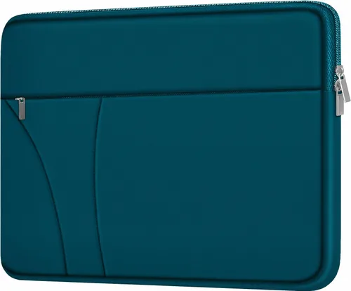 Miniatura 14 de Funda para laptop de 14 pulgadas, estuche delgado para portátil de viaje con bolsillo con cremallera, estuche de transporte protector y a prueba
