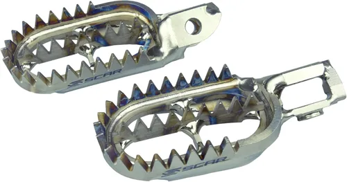 Miniatura 9 de SCAR - Estribos de Titanio Compatibles con KTM SX SXF XC XCF 16-22 EXC EXCF 17-23 XCW XCFW TPI 85 125 150 250 300 350 450 Husqvarna TC FC TX FX