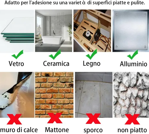Miniatura 7 de Melsan - Cinta adhesiva cuadrada de velcro, cierre adhesivo para interiores y exteriores en lugar de agujeros y tornillos, tiras de montaje Blanco