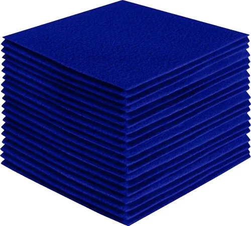 Miniatura 27 de FabricLA Hojas de fieltro acrílico para manualidades, cuadrados de fieltro precortados suaves de 4 x 4 pulgadas (3.9 in x 3.9 in), utiliza hojas