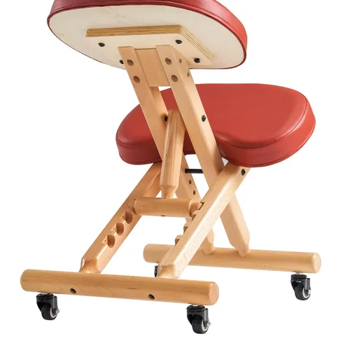 Miniatura 6 de Master Massage - Silla plegable ergonómica de madera para oficina, silla plegable de madera para corrección de postura en el hogar, mejora tu