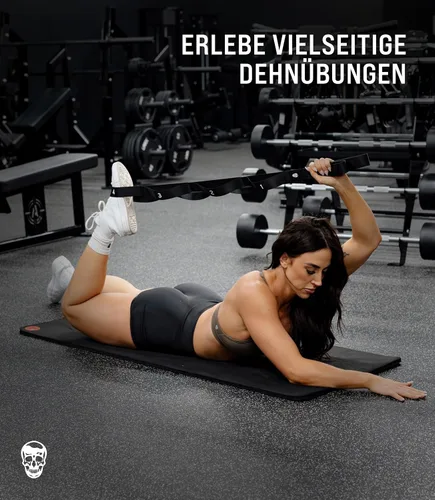 Miniatura 6 de Gymreapers Correa elástica para terapia física, banda elástica no elástica de 10 bucles, correa elástica de neopreno para yoga, pilates, ejercicio