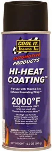 Miniatura 2 de Thermo Tec 12001 Recubrimiento Negro de Alto Calor 12 oz