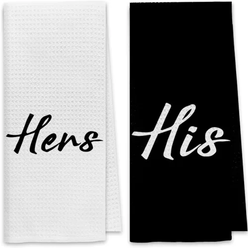 Miniatura 6 de DIBOR Love Quote - Toallas de baño para él y ella, paño de secado absorbente decorativo de amor, toallas de mano, paños de cocina, paños de cocina