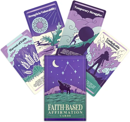 Miniatura 10 de PURPLE CANYON Tarjetas de afirmación diaria para mujeres y hombres Afirmaciones positivas para atención plena, meditación e inspiración Hermosa