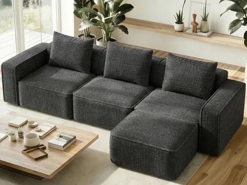 Miniatura 11 de Welzona loveseat - Sofá biplaza de felpilla cómodo de 75 pulgadas, sofás pequeños para espacios pequeños, sofá biplaza moderno de 2 plazas, sofás