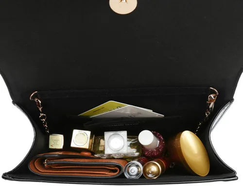 Miniatura 5 de CHARMING TAILOR Bolso de noche elegante clásico con solapa de charol, bolso de vestir elegante